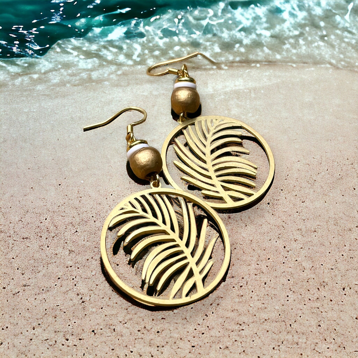 Boucles feuilles de palmiers