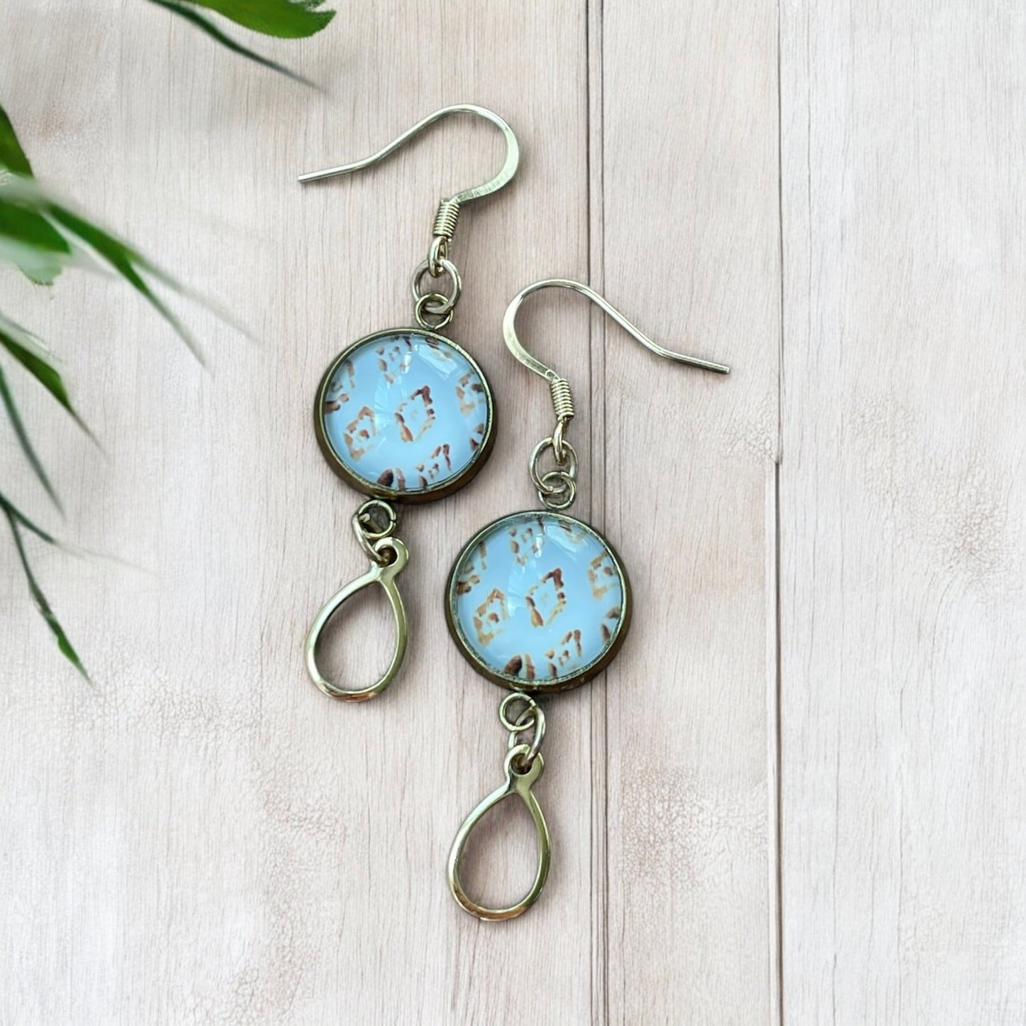 Boucles cabochons délicates