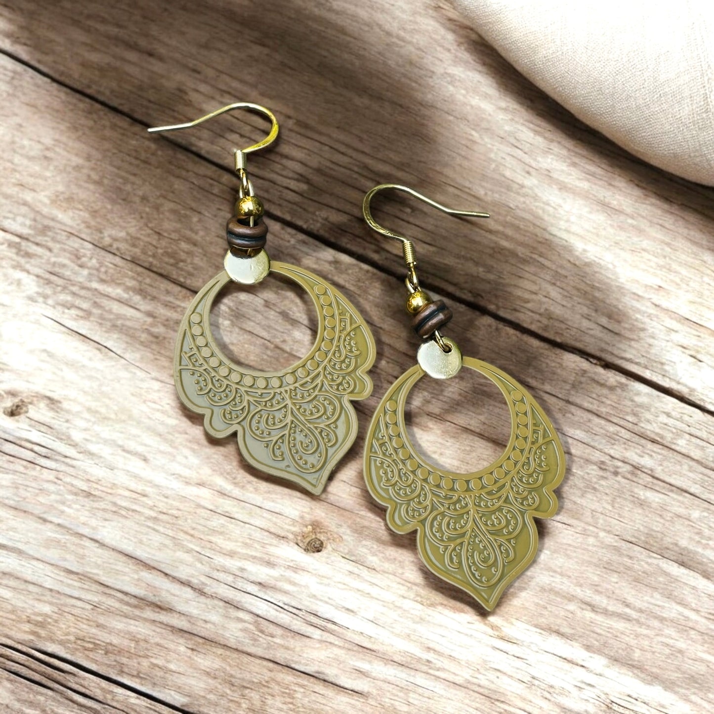 Boucles bohèmes ocre