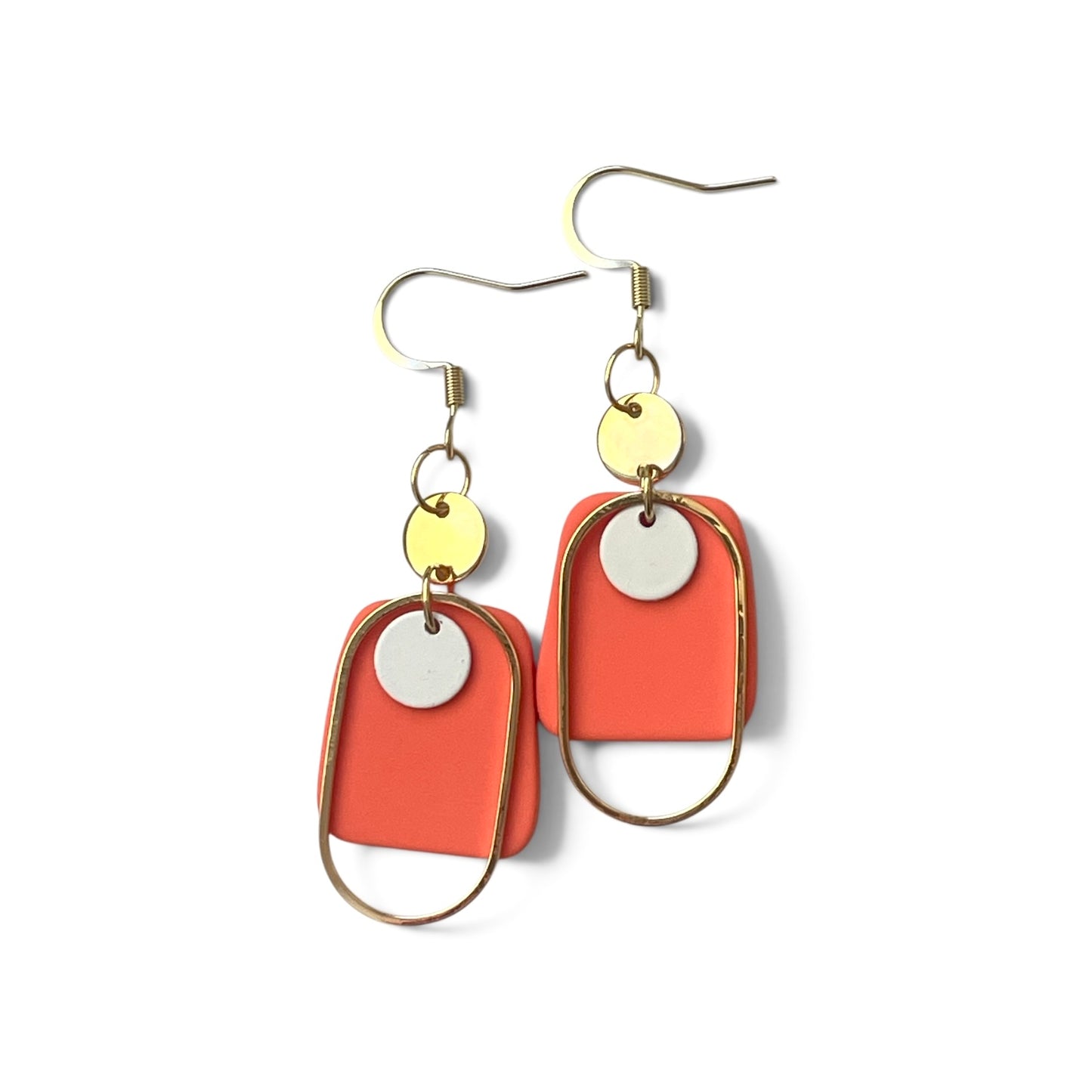 La petite rétro orange et blanc
