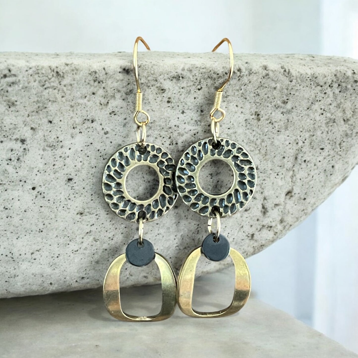 La petite boucle bronze et or