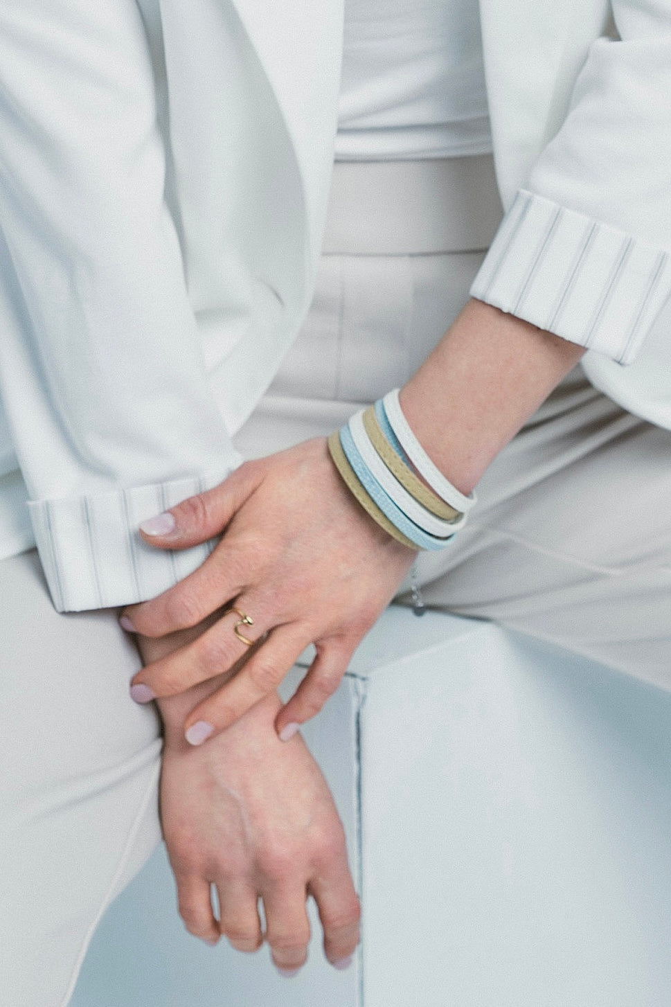 Bracelet de cuir, style wrap