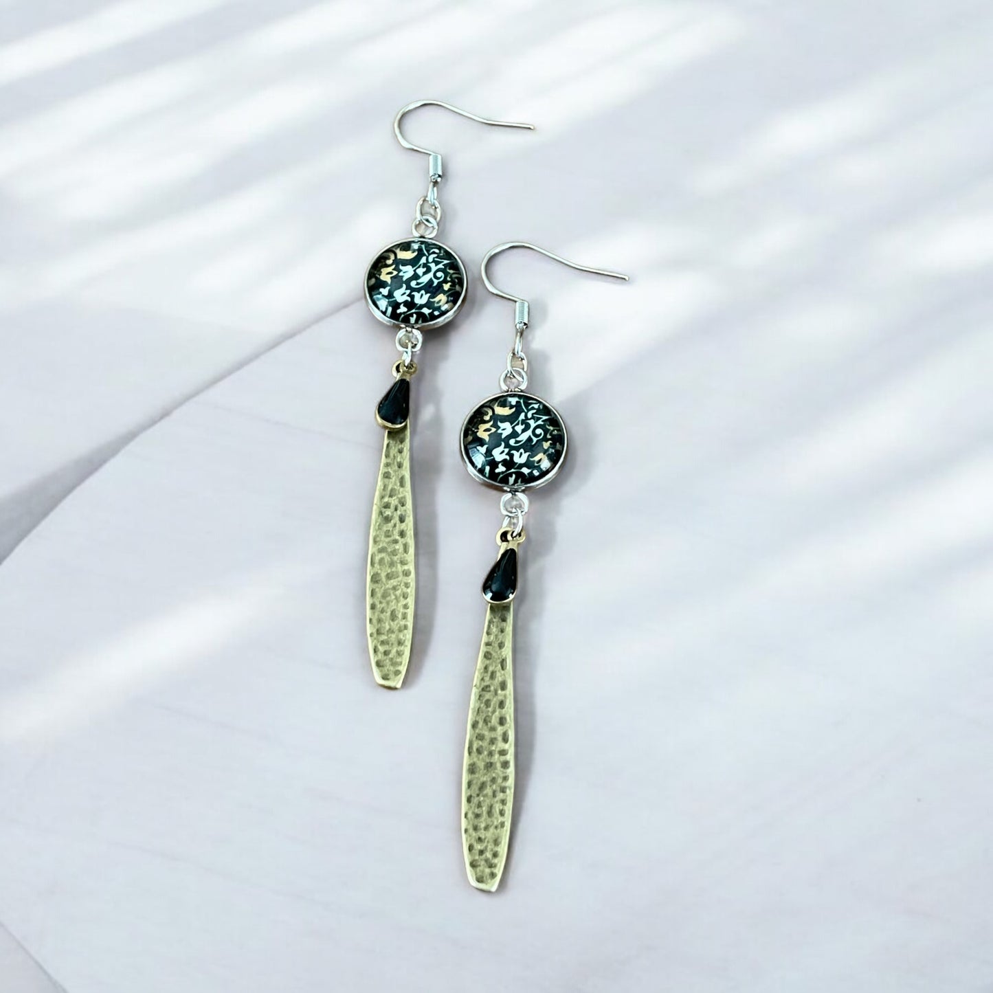 Longues boucles bronze