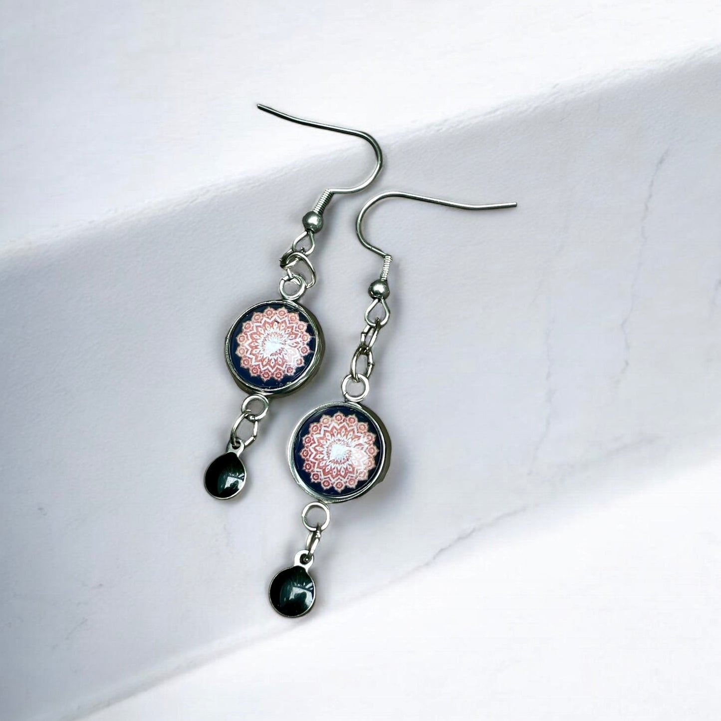 Boucles pendantes mandalas