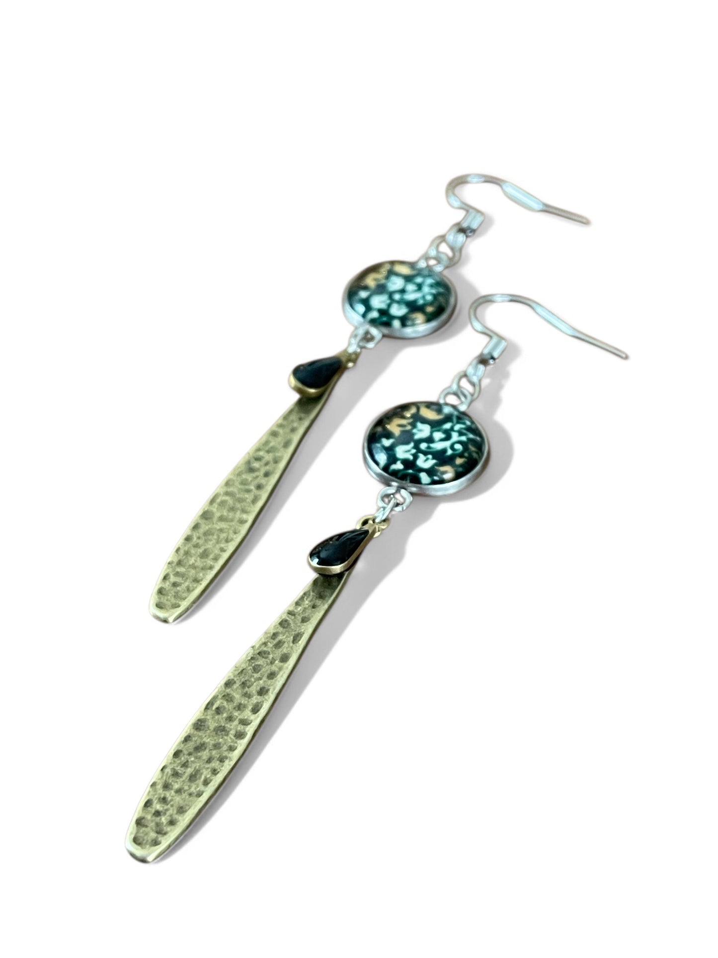 Longues boucles bronze