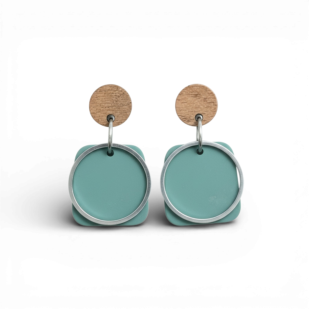 La boucle vert de gris et bois