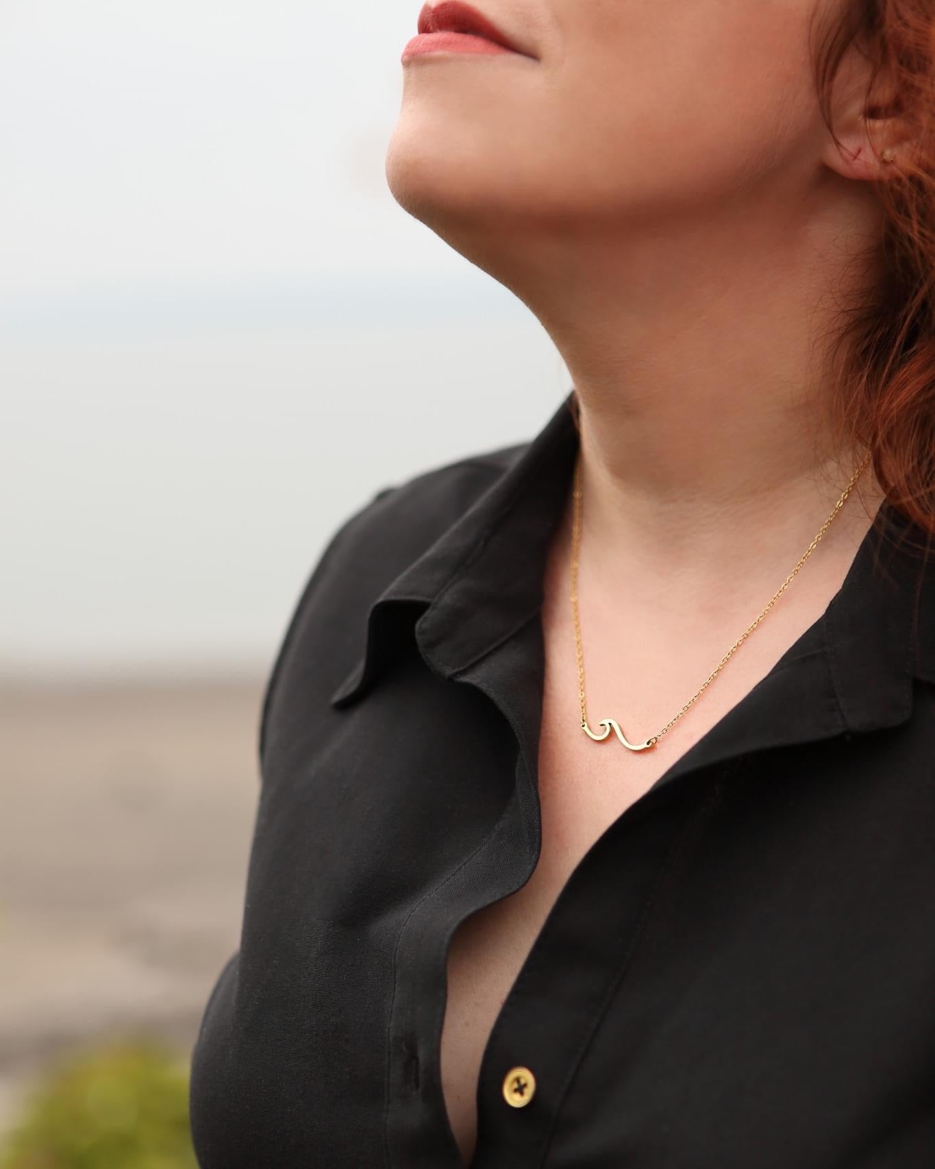 Chaine acier inoxydable vague