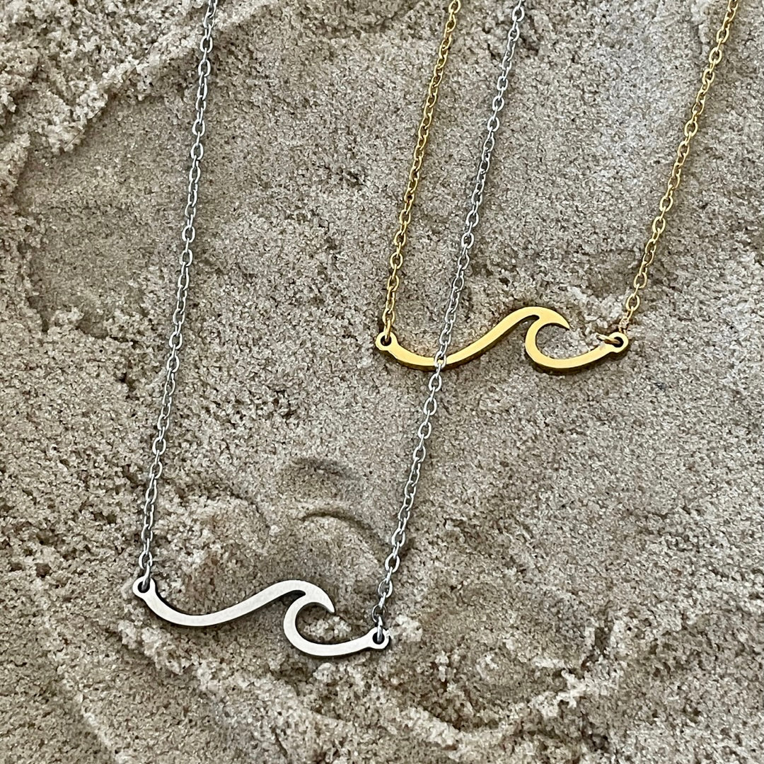 Chaine acier inoxydable vague