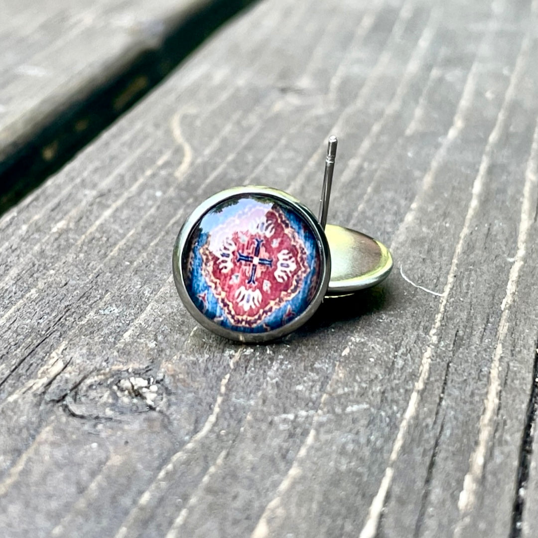 Clous d’oreilles motif style marocain