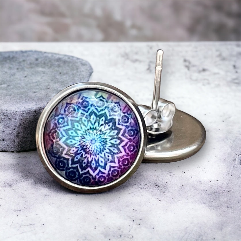 Clous d’oreilles mandalas