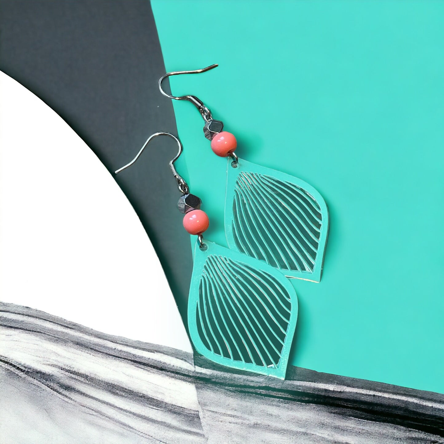 Boucles d’oreilles gouttes filigranes