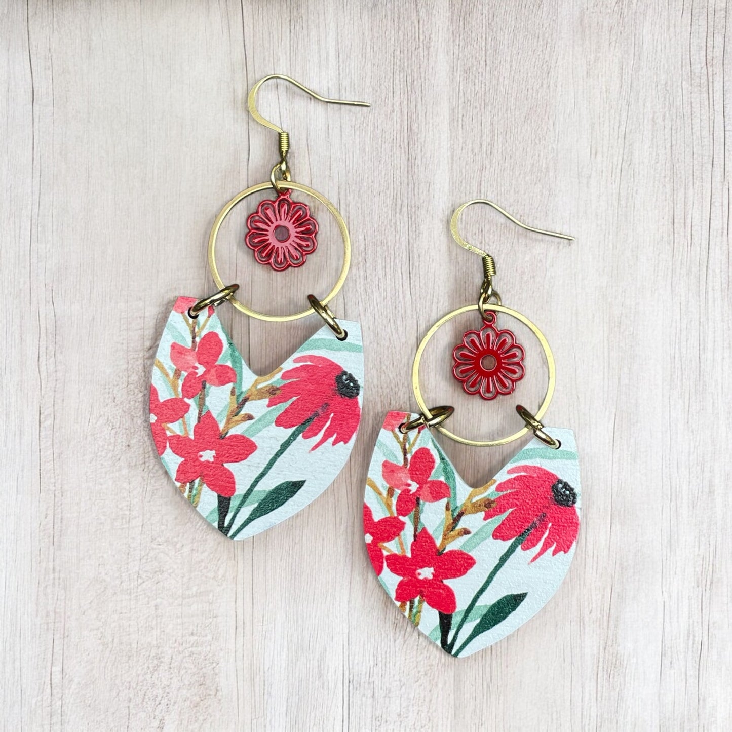 La bohème fleurs rouges