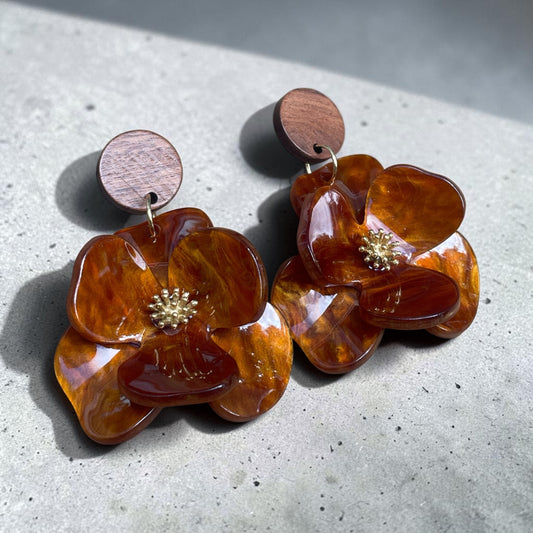 La grosse boucles fleur