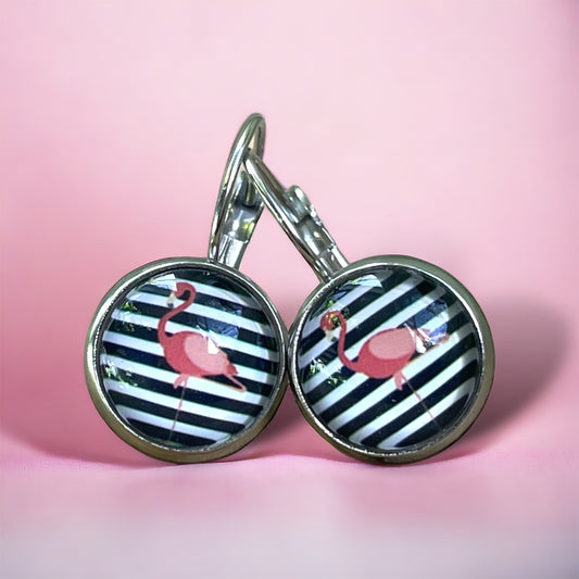 Boucles flamands roses