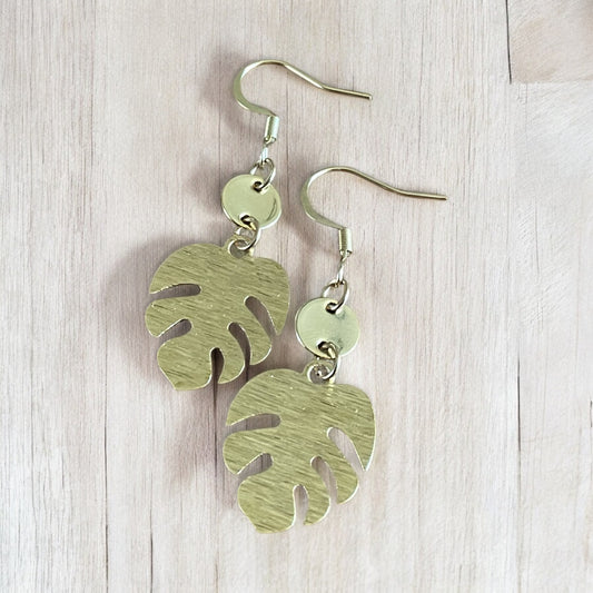 Petites boucles monstera