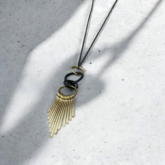 Long collier bohème chic