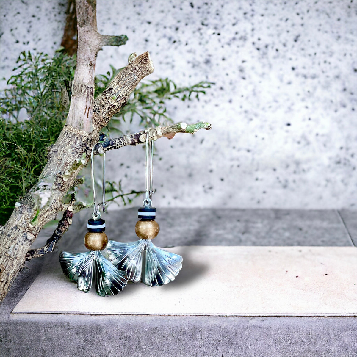 Boucles chic feuilles