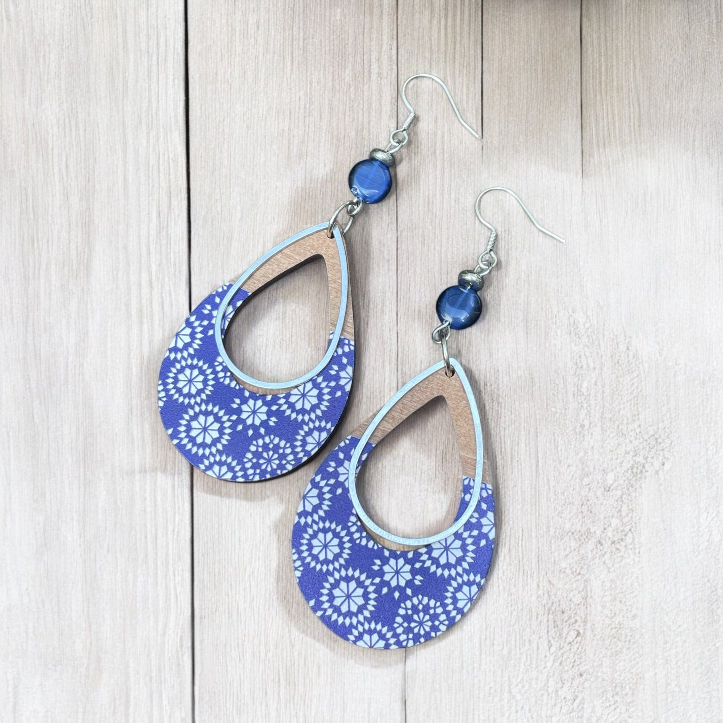 La goutte bohème bleue