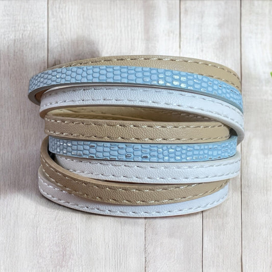 Bracelet de cuir, style wrap