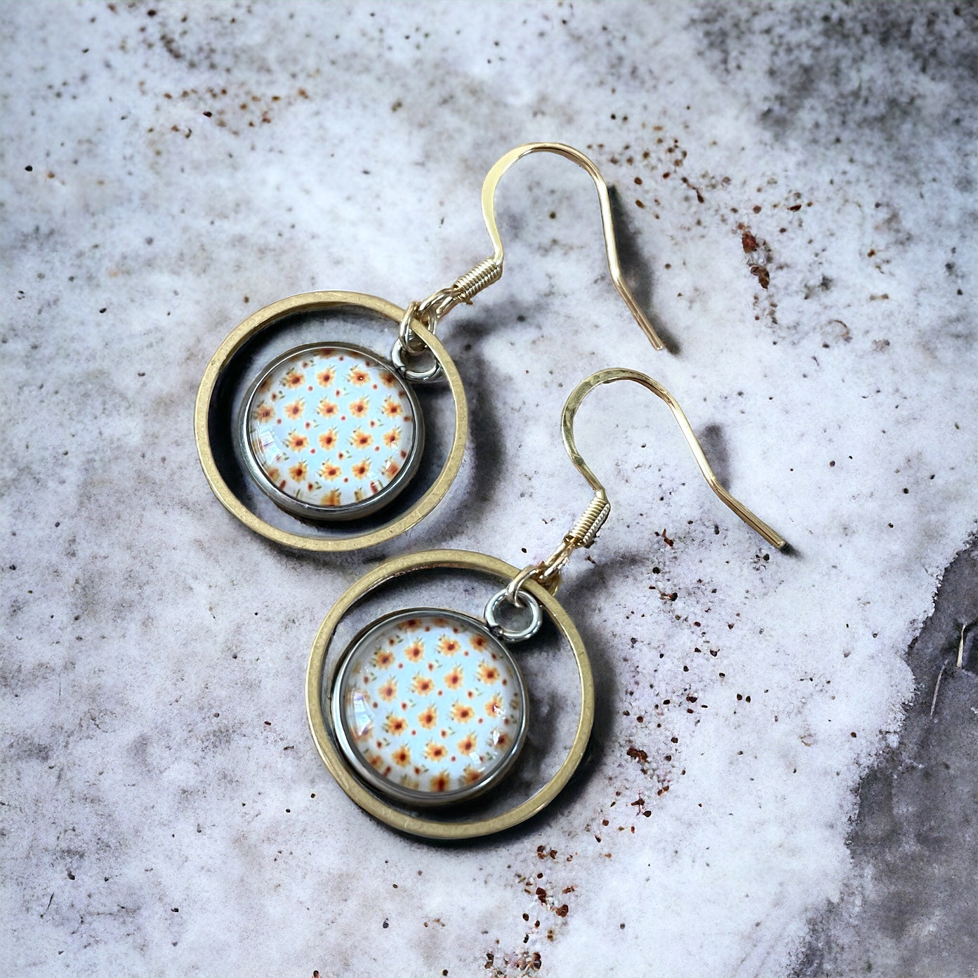 Anneaux petites fleurs