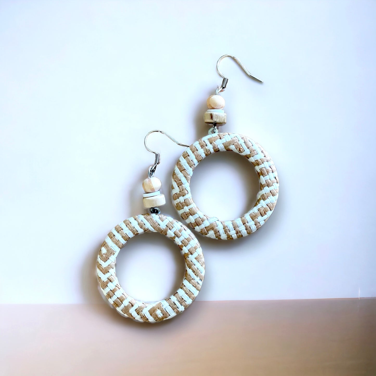 Boucles anneaux de paille