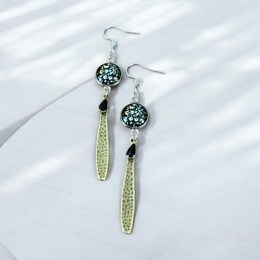Longues boucles bronze