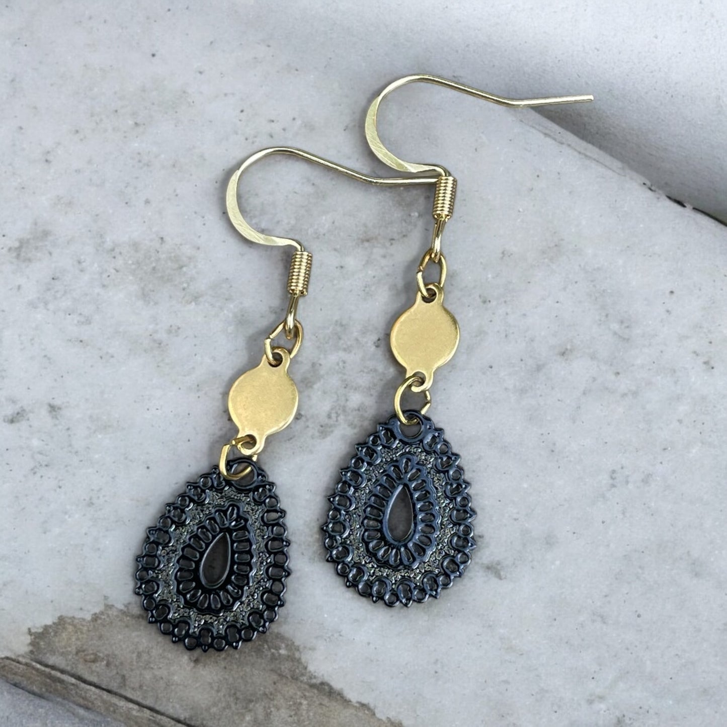 Mini boucles dentelle