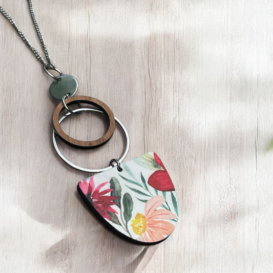 Collier la bohème fleuris