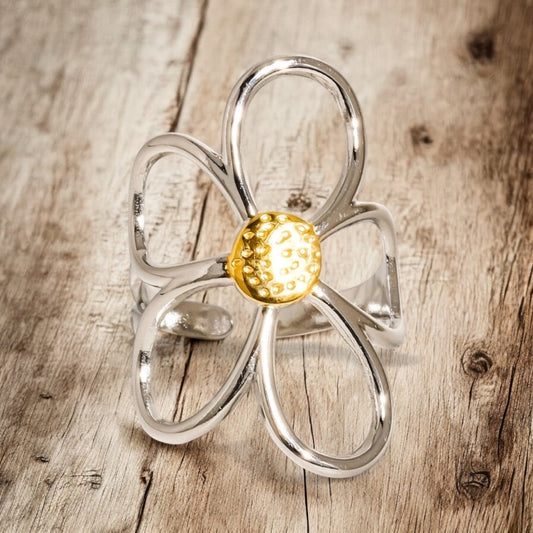 Bague fleur
