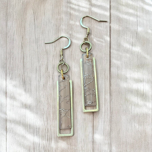 Boucles laiton et acétate