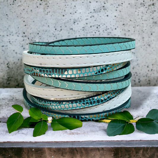 Bracelet cuir estival