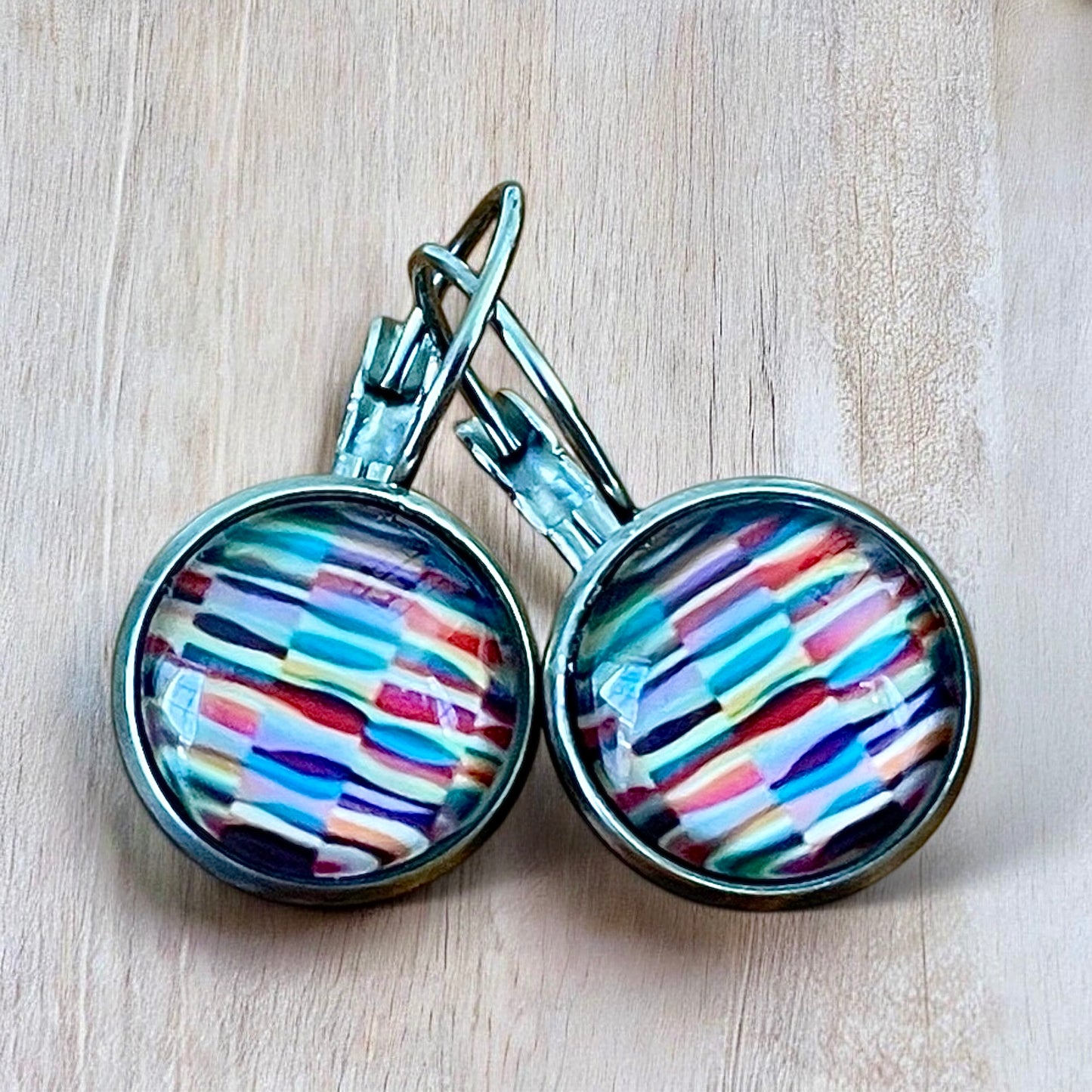 Dormeuses rayées colorées