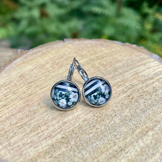 Dormeuses rayées et fleuries