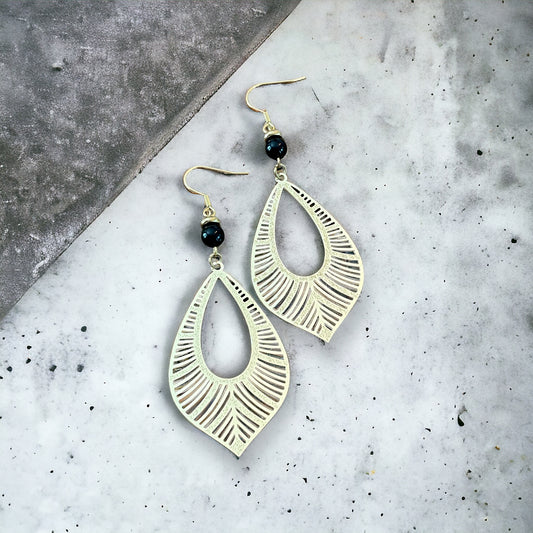 Boucles d’oreilles gouttes or