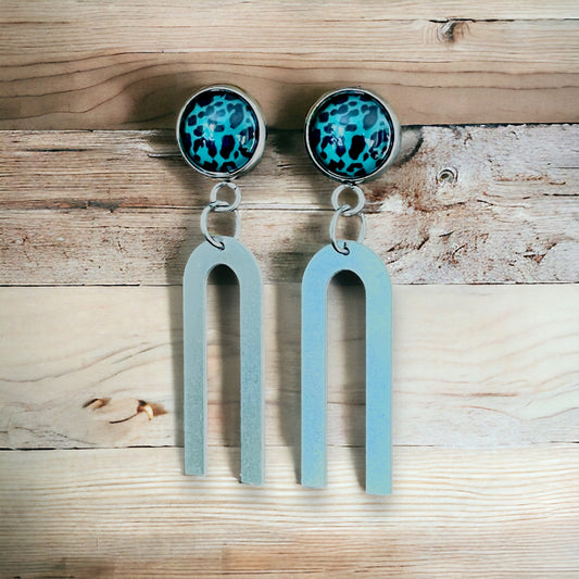 Boucles léopard vert