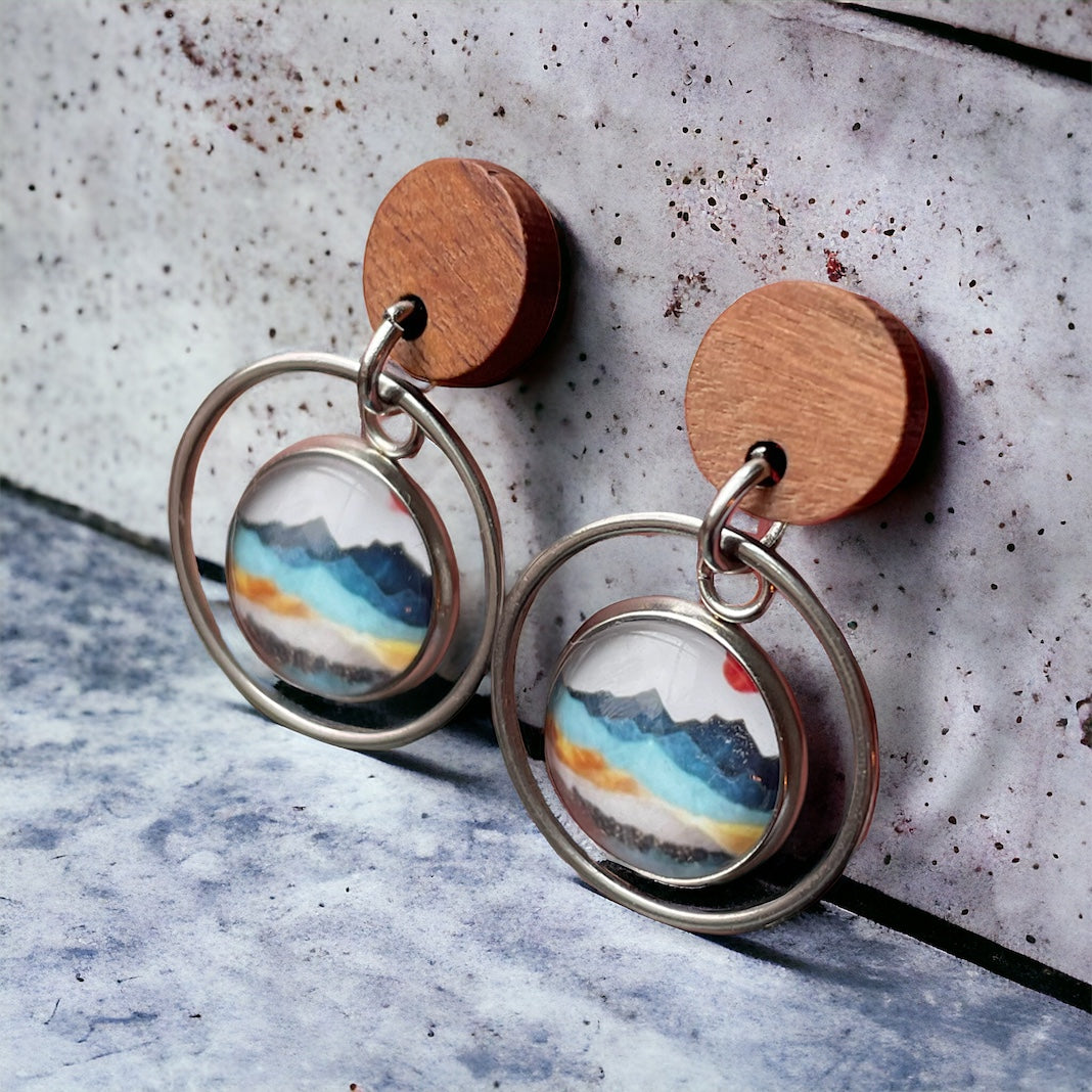 Boucles d’oreilles montagnes