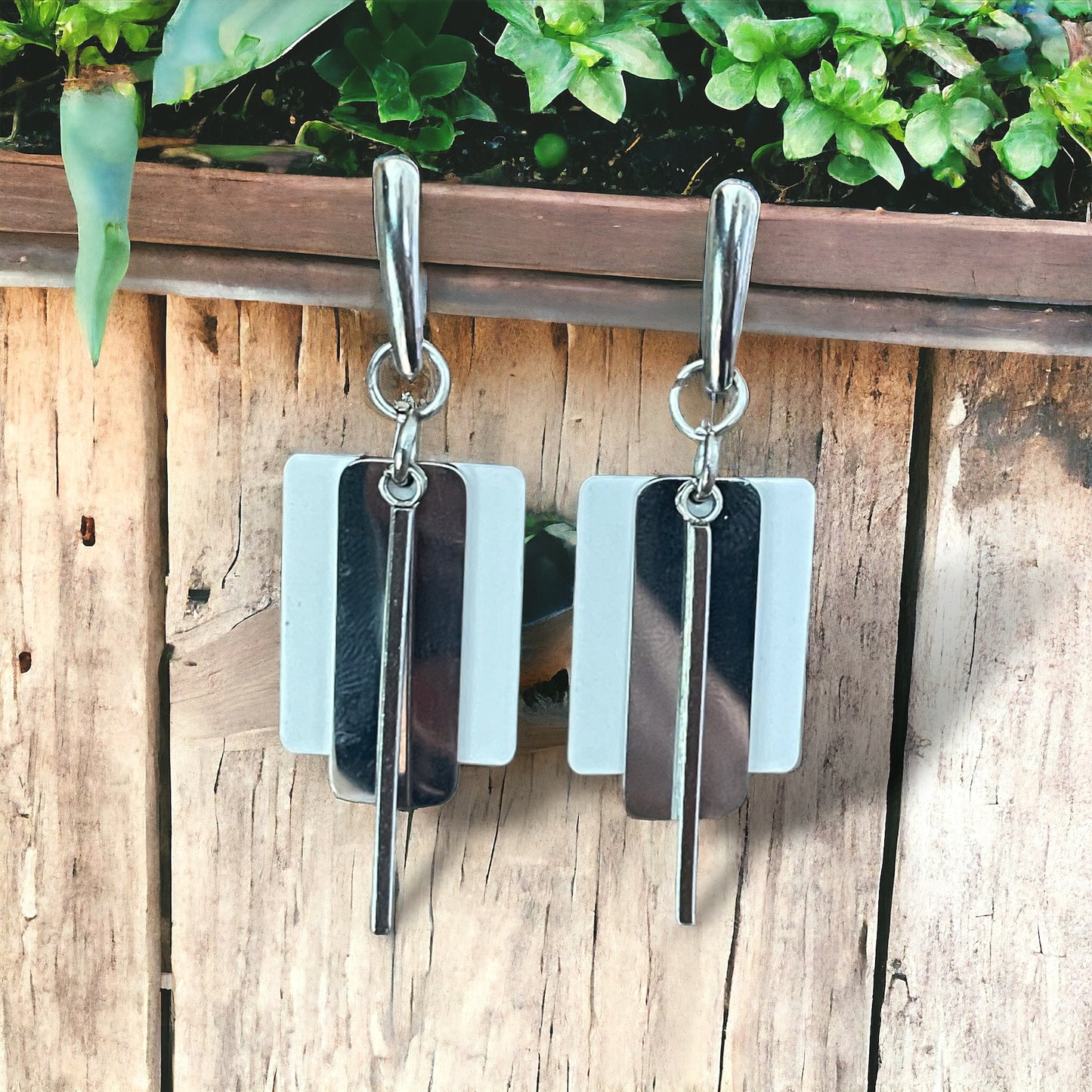 Boucles modernes et rectangulaires