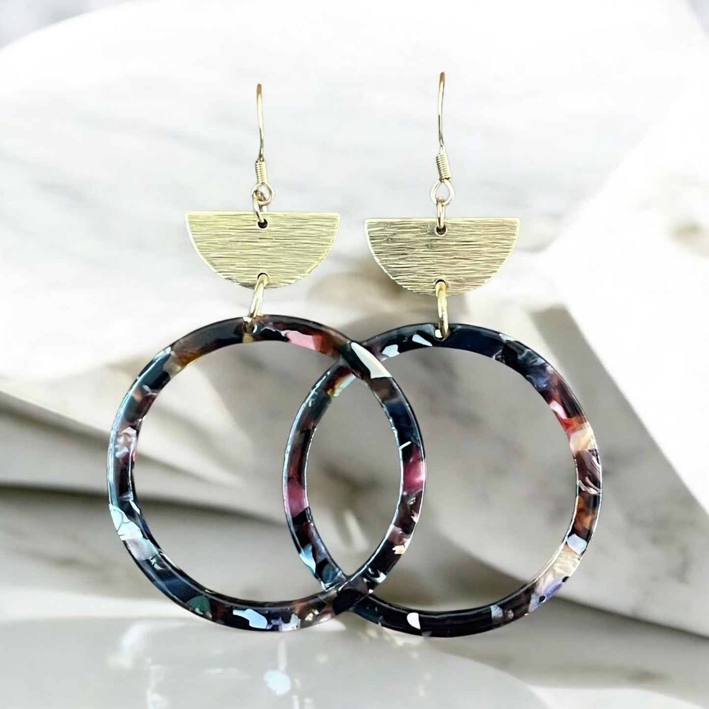 Grands anneaux acétate