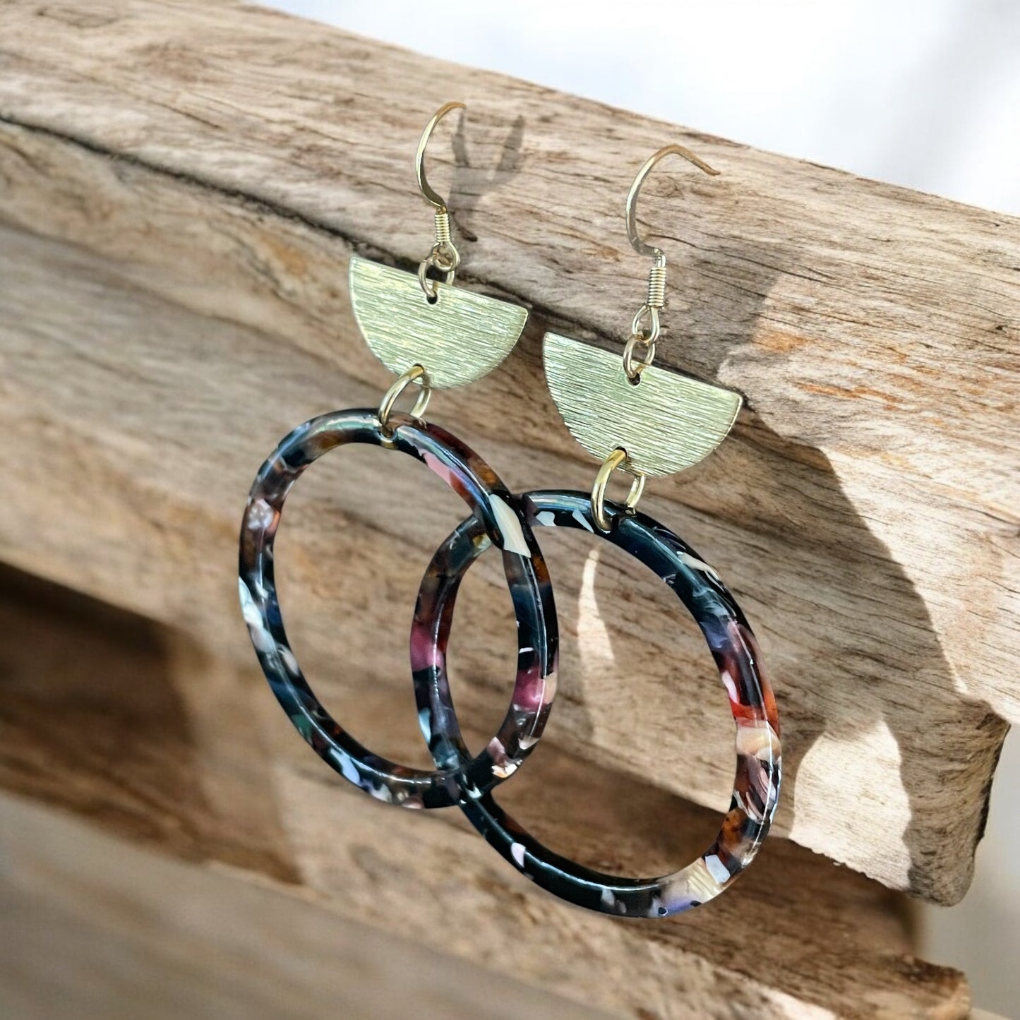 Grands anneaux acétate