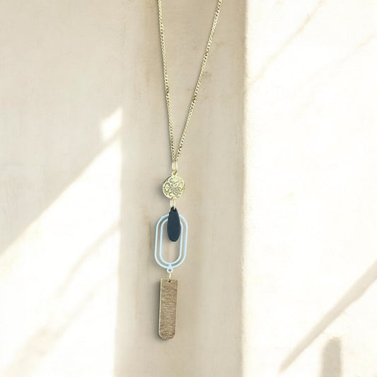 Long collier moderne d’été