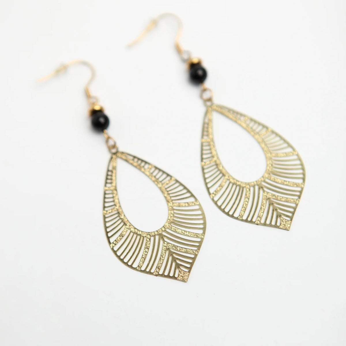 Boucles d’oreilles gouttes or