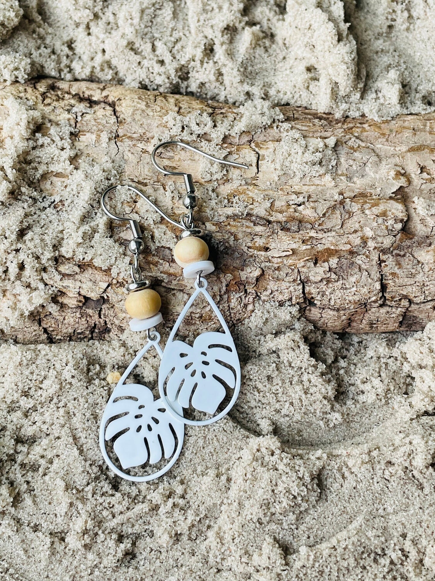 Boucles petites feuilles monstera
