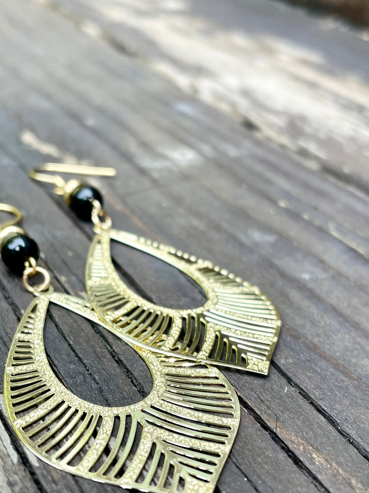 Boucles d’oreilles gouttes or