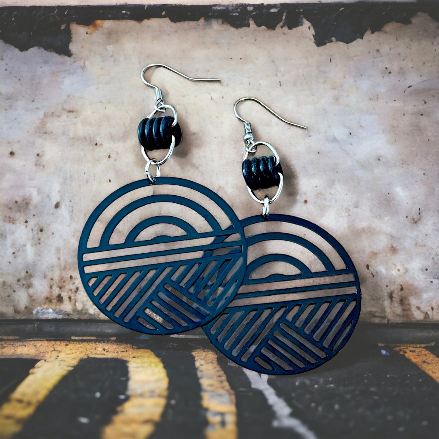 Boucles d’oreilles géométriques