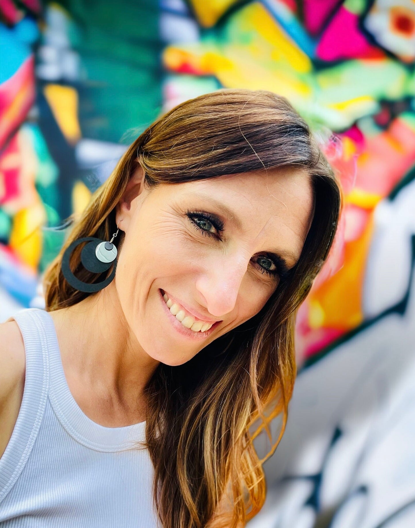 Grosses boucles en bois