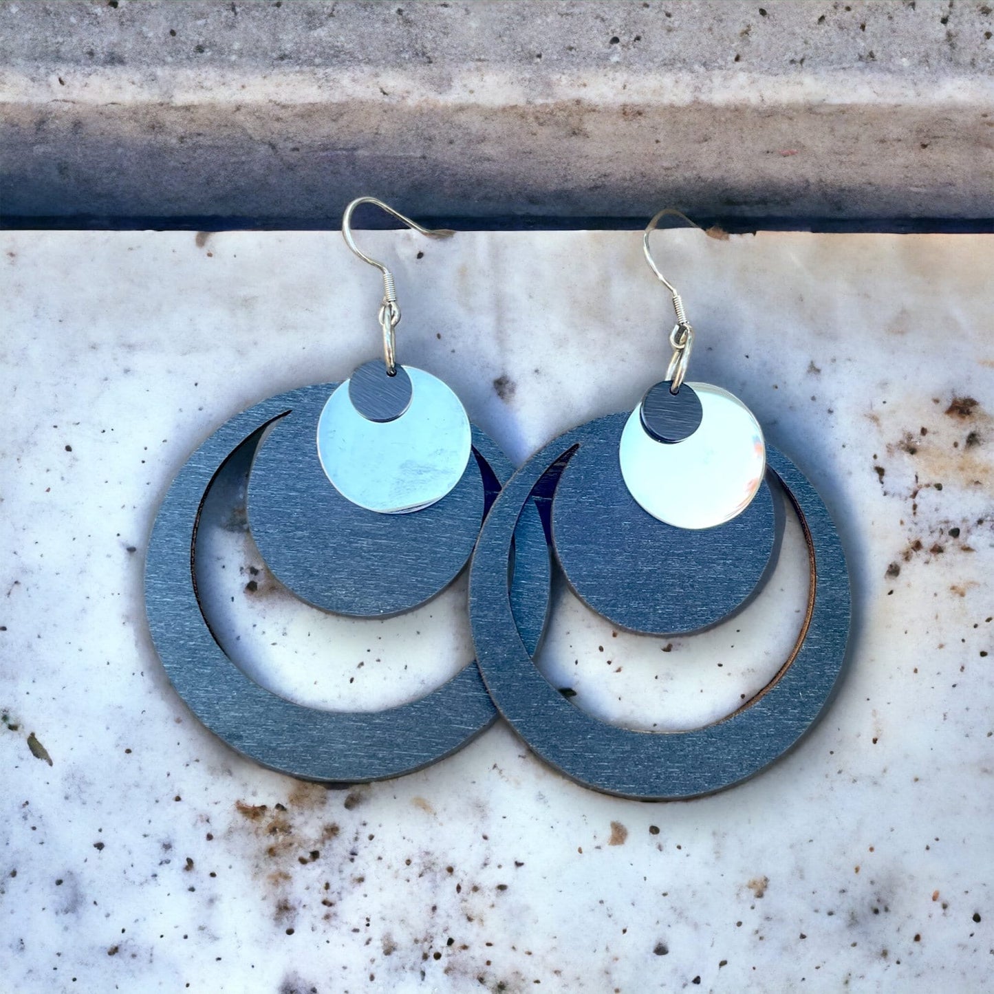 Grosses boucles en bois