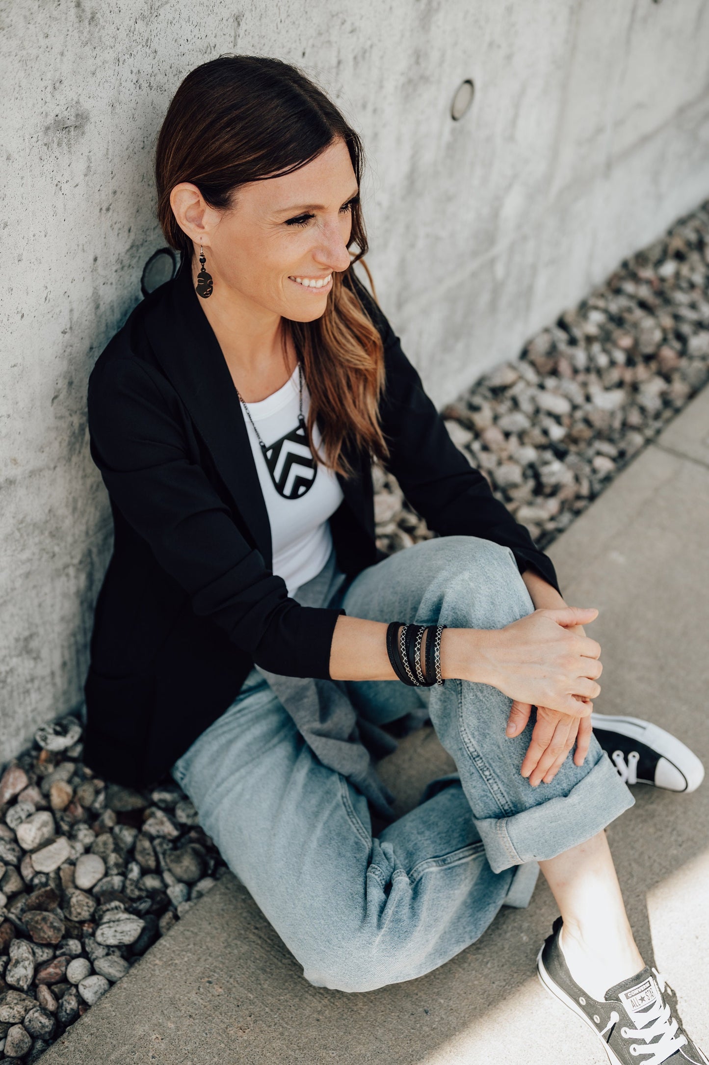 Boucles d’oreilles visage